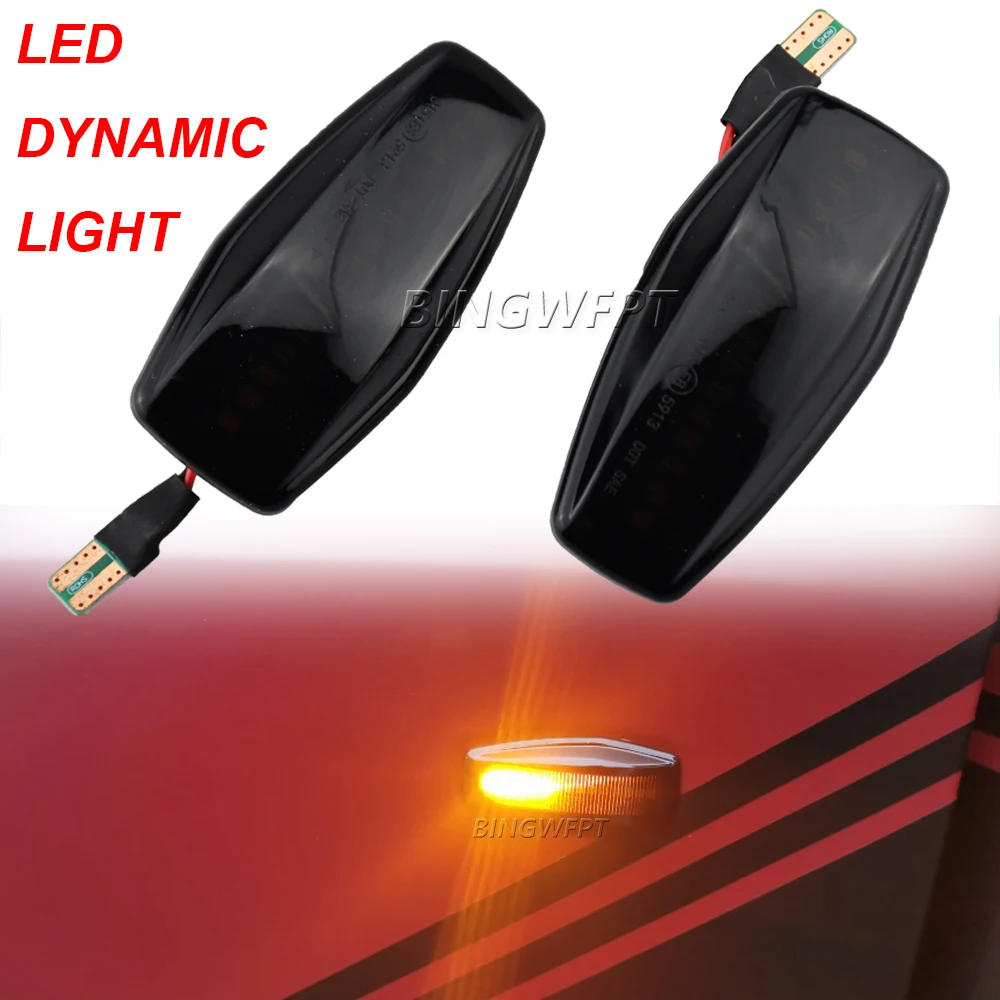 

2PCS Flowing Water Indicator LED Side Marker Turn Signal Light For Hyundai For Elantra Getz Sonata XG Terracan Tucson