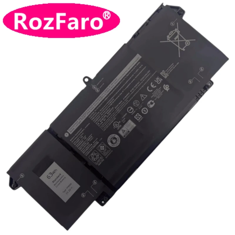 RozFaro 7FMXV 9JM71 TN2GY 0TN2GY 4M1JN 1PP63 H11W4 Аккумулятор для Dell Latitude 13 5320 7320 14 7420 15 7520 P134GP110F P135G P138G