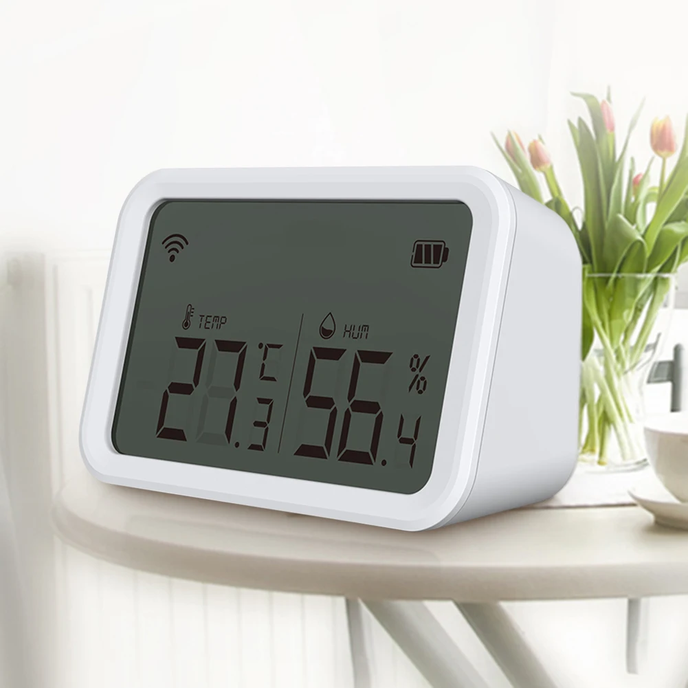 

Цифровой мини-датчик температуры, электронный измеритель влажности с ЖК дисплеем для использования в помещении и дома, подходит для погоды ...