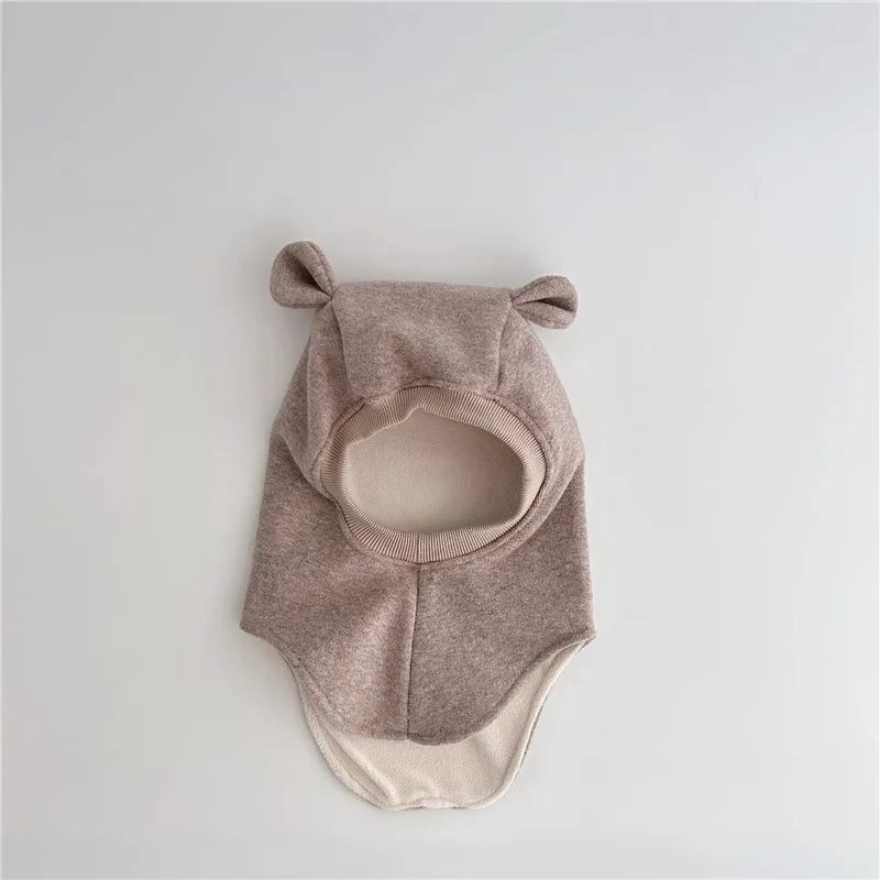 Зимний Детский Пуловер С Регулируемым Подогревом Шеи Хлопковая Шапка Рисунком