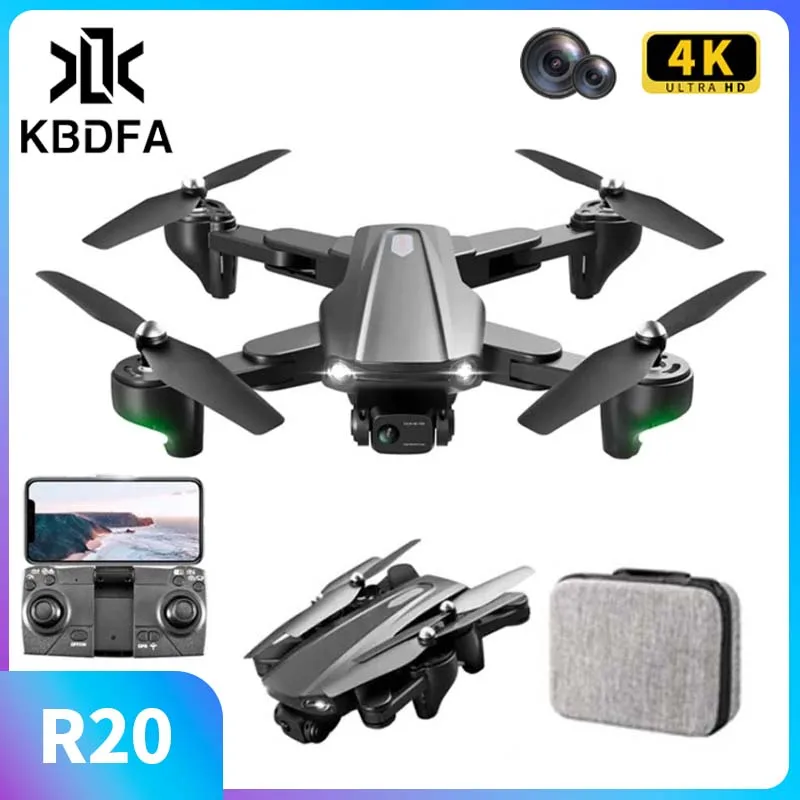 

KBDFA R20 GPS Drone 4K Professional Obstacle Avoidance 8K Dual HD Camera Brushless Motor Foldable Quadcopter RC Distance 1200M