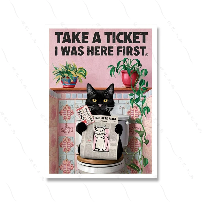 

Настенный постер с котом