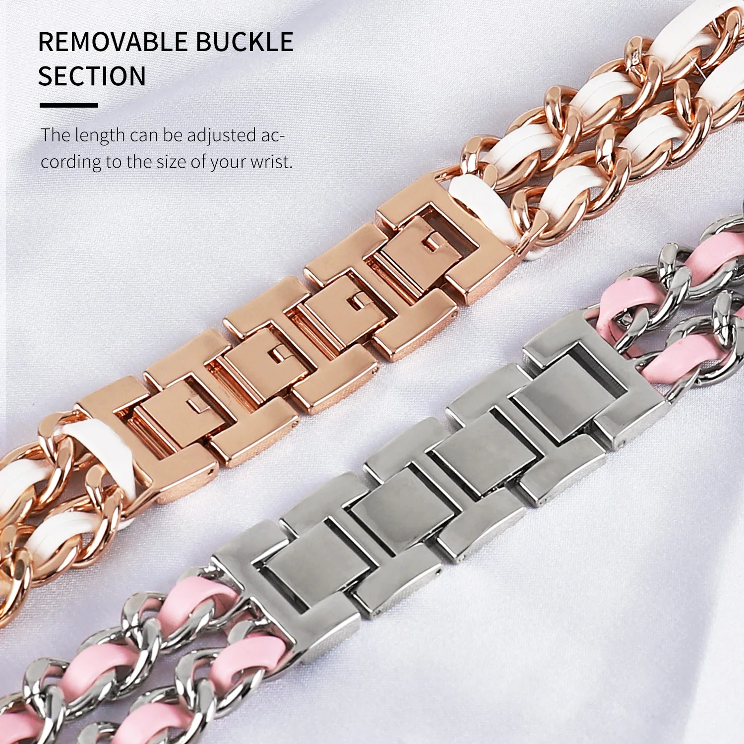 Stainless Steel Leather Bracelet+Diamond Case for Apple Watch Series 6 Se 40mm 44mm Watchband Strap on iwatch band 432 38mm 42mm