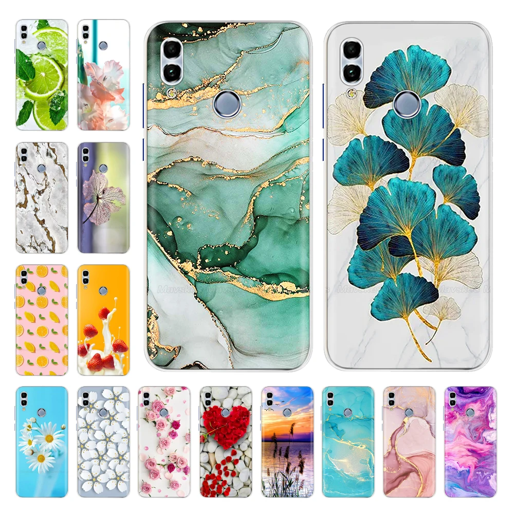 

Honor 10 lite Case Soft TPU Silicone Bumper Phone Cover For Huawei P smart 2019 Cases Funda For Honor10 Lite HRY-LX1 6.21" Coque