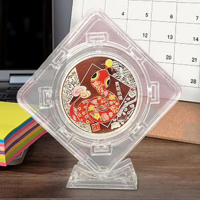 Год змеиной монеты Китайская коллекционная монета Фэн-шуй Новогодняя Змеиная