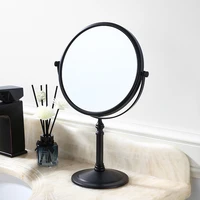 black oil rubbed brass bathroom shaving beauty makeup magnify mirror dual side freestandingcheval bathroom accessory mba643