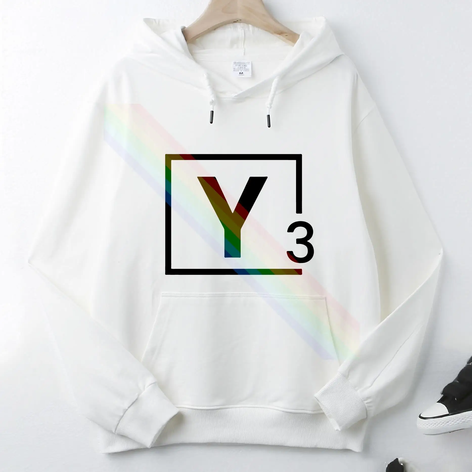 

Y3 Yohji Yamamotos Best Selling Printed Autumn Winter Hoodie Slim Long Sleeve Pocket Sweatshirt Unique Unisex Tops Pullover