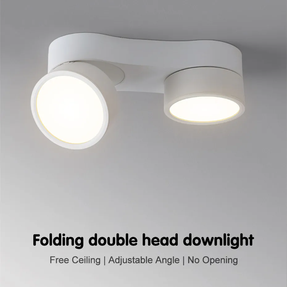 

Dimmable Ceiling Lamps Led Lights for Room Bedroom Foldable Spot Lamp Lighting Fixture 24w 15w Led Ceiling Light Living Room