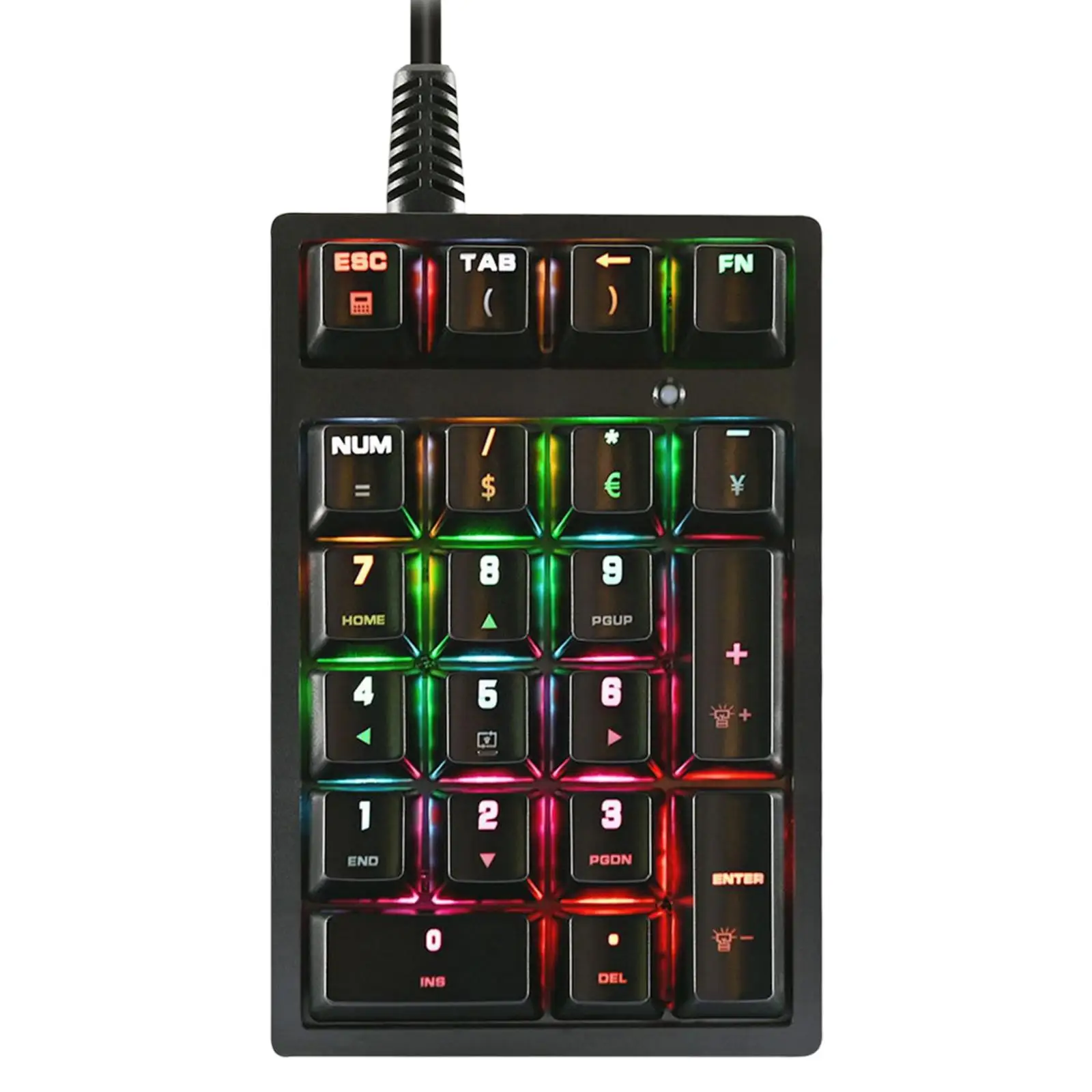 

K21 Механическая цифровая клавиатура 21 клавиша USB проводной номер планшет RGB
