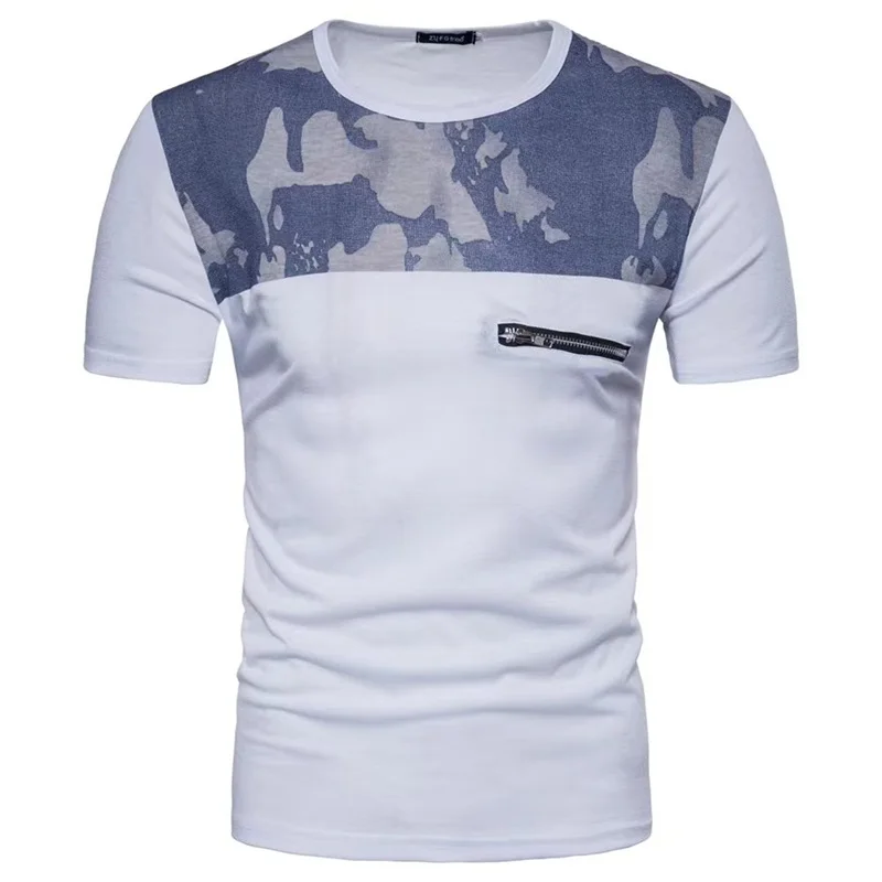 

Men Casual Henley T-Shirt Short Sleeve Round Neck Buttons Solid Color Loose Summer Basic Tops Outwear
