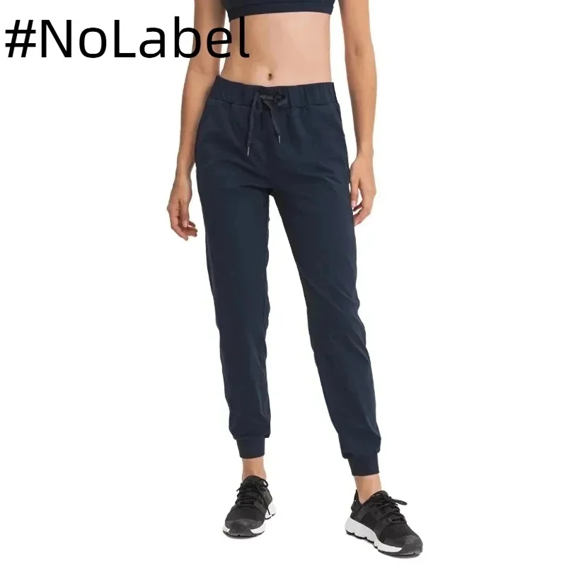 Брюки для йоги NoneLabelCollection с эластичной резинкой на талии простые прямые