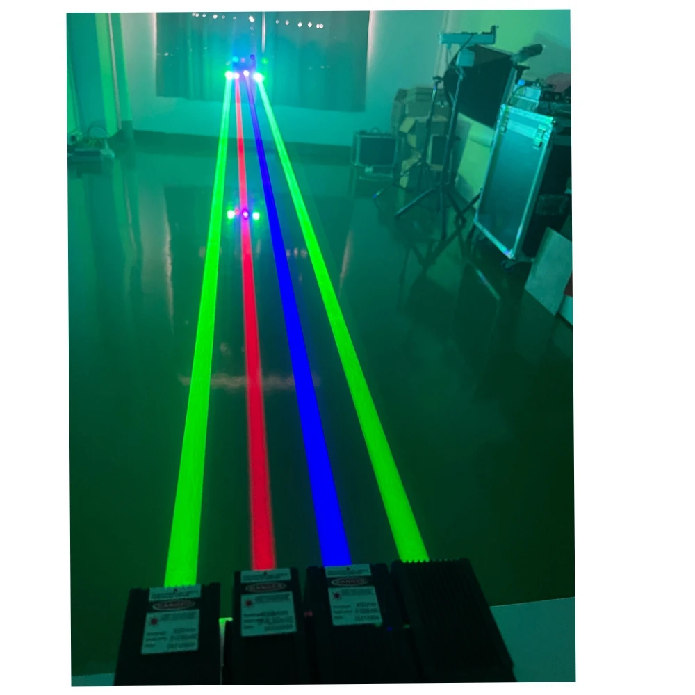 520 нм зеленый/638 красный/450 синий 50 МВт-1 Вт грубый толстый луч лазерный модуль