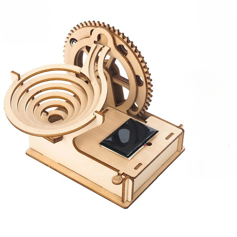 

Обучающая 3D-головоломка, Модель солнечного трека с шариками, сращивающиеся строительные блоки, игрушки для мальчиков и девочек, рождественский подарок, украшение для дома