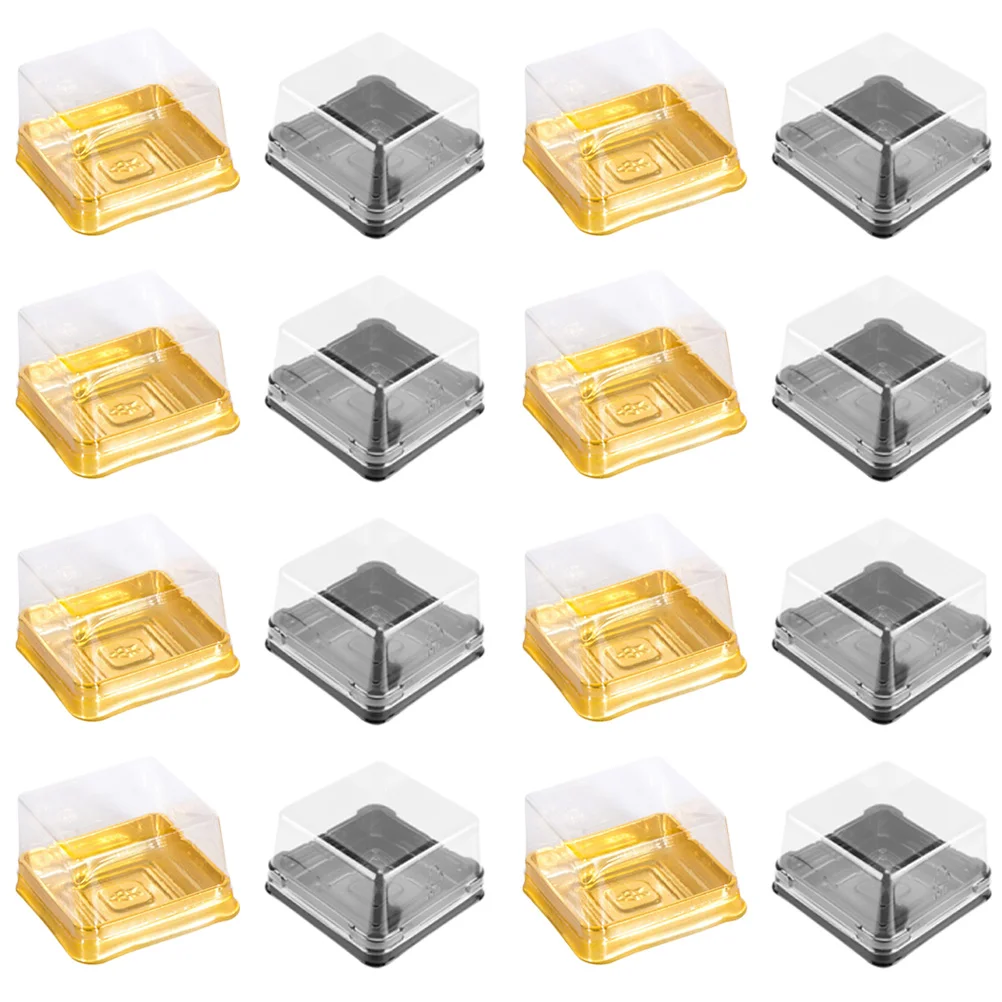 

Box Mini Cupcake Mooncake Cake Container Dome Boxes Packagingsingle Moon Muffins Muffin Individual Clear Dessert Cookie