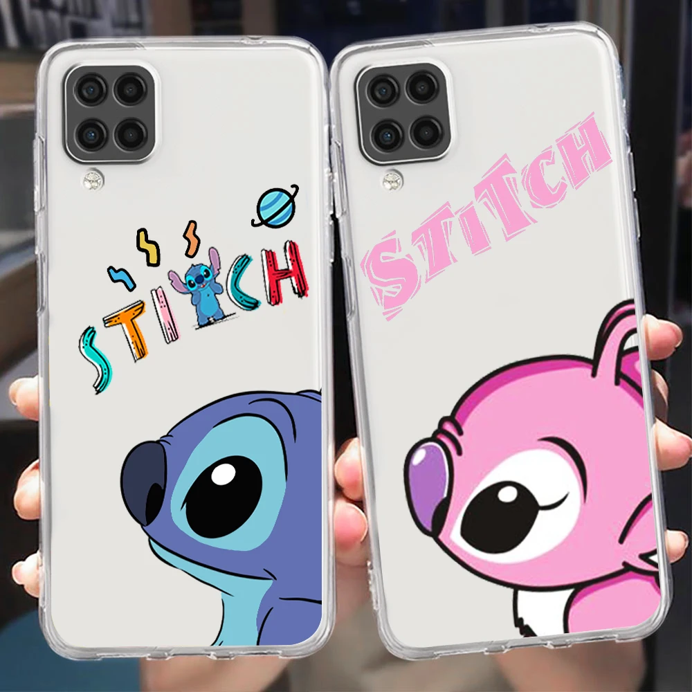 

Disney Anime Stitch Cute For Samsung A73 A72 A71 A53 A52 A51 A42 A33 A32 A23 A22 A21S A13 A12 A03 5G Transparent Phone Case