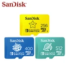 Карта памяти SanDisk Micro SD, 128 ГБ, 256 ГБ, U3, высокая скорость чтения до 100, МБс., UHS-I, TF-карт для Nintendo Switch