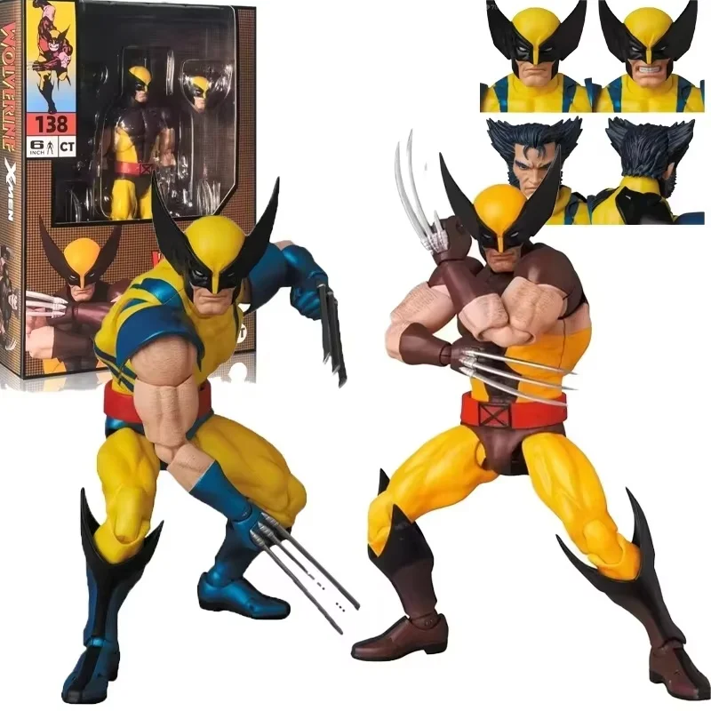 Новая фигурка Росомахи Ct Toys Mafex 138 коричневая комиксов Люди Икс подвижная модель Ko