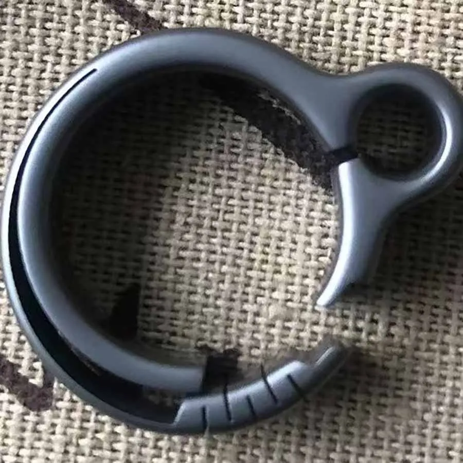 Фото Бескаркасный конвертер Wuji Slingshot из титанового сплава с ЧПУ, третье поколение, бескаркасное кольцо №4