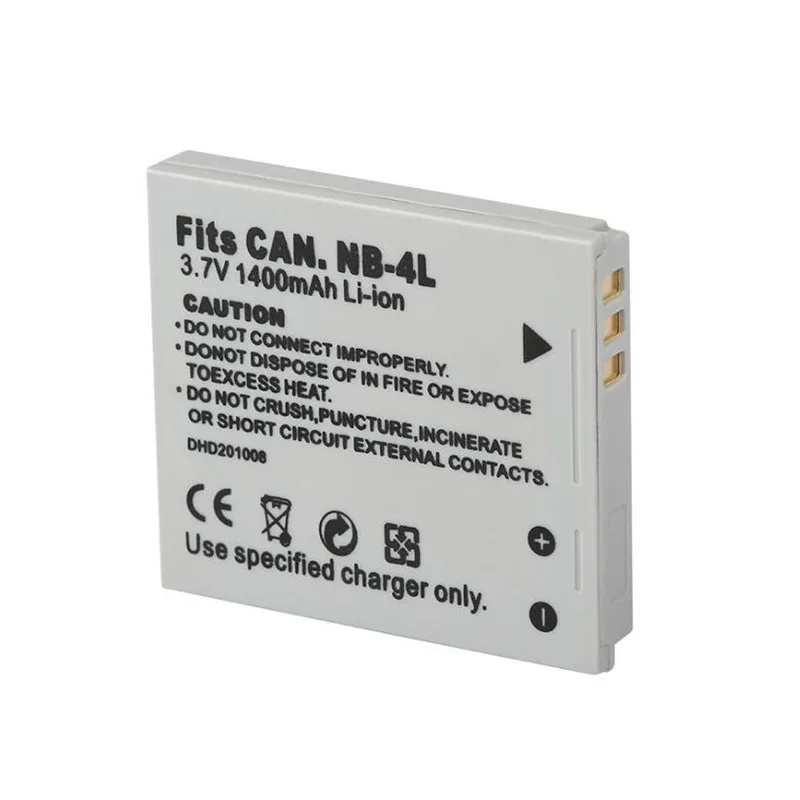 Фото Аккумулятор NB-4L NB4L NB 4L + зарядное устройство USB для камеры Canon IXUS 30 40 50 55 60 65 80 100 Power Shot SD1000 1100 SD780 SD960 №4
