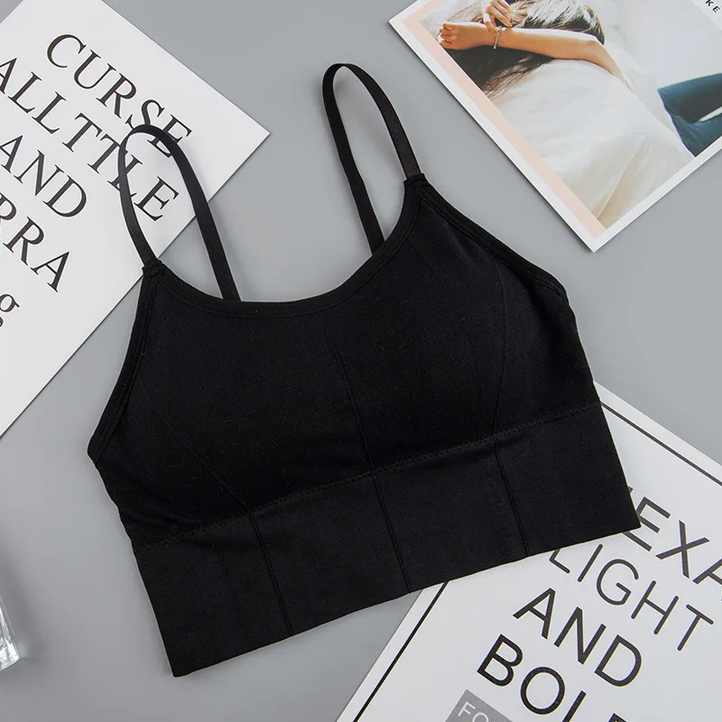 

Breathable Tube Top Fitness Top Women Seamless Yoga Bra Shockproof Crop Top Push Up Sport Bra Gym Workout Top Beauty Back Bra