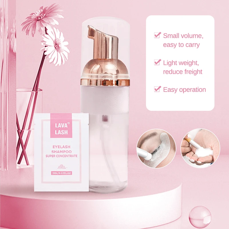 Рисунок 2 - пенообразующий шампунь для наращивания ресниц