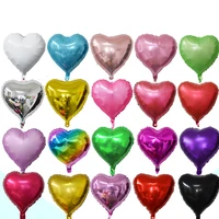 18inch love heart aluminum foil helium balloon heart shaped suitable for party wedding birthday valentines decoration