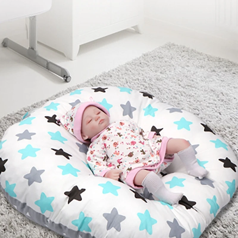 

Baby Bed Bassinet Nest Newborn Lounger Basket Portable Cot Crib Travel Cushion for Infants