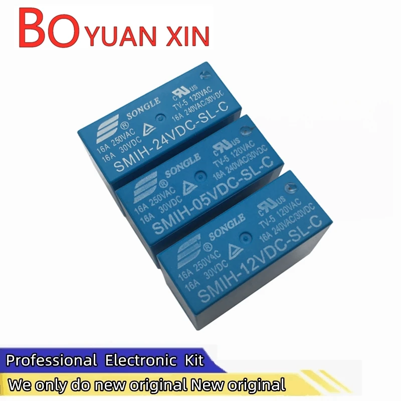Новые оригинальные реле SMIH-05V 12V 24VDC-SL-A -SL-C 6 футов и 8 16A нормально открытое мощности