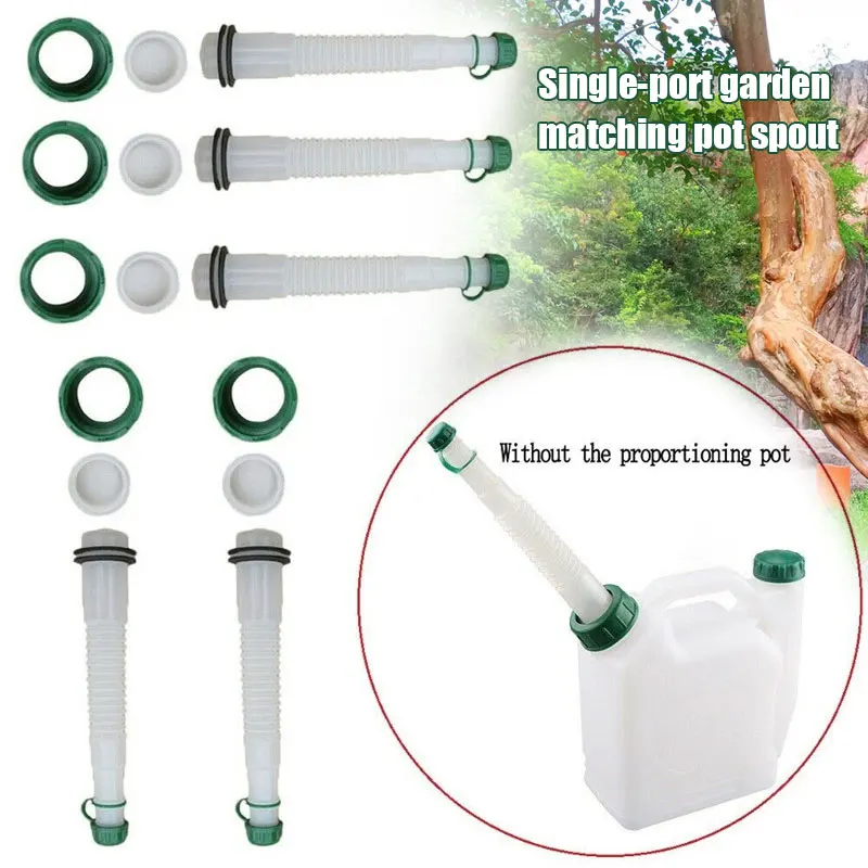 

5 Sets of Gas Can Fuel Spout Cap Kit Replacement Industrial Spout Parts Industrial Spout Parts Fuel Spout Cap Kit