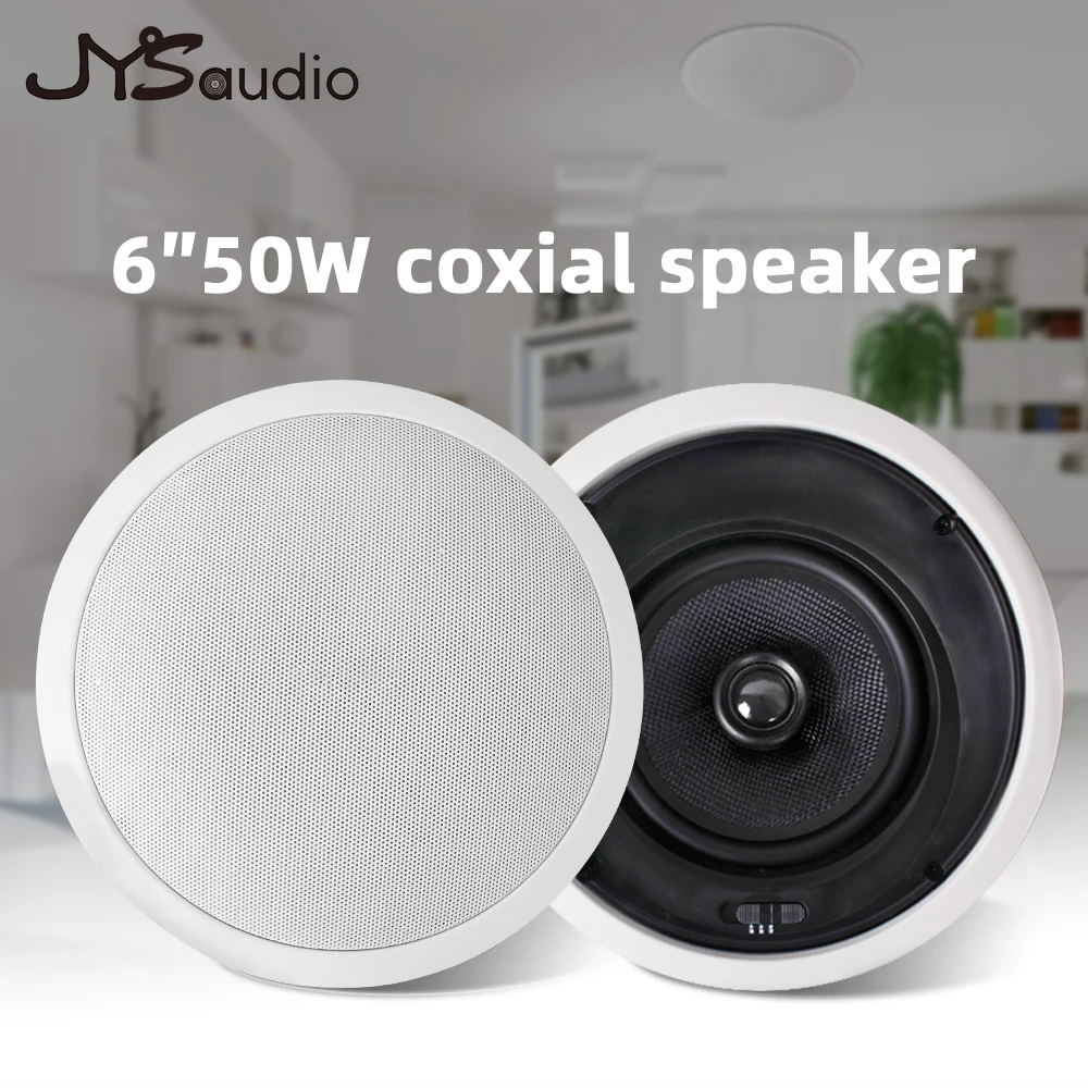 Home Theater System 50W Bluetooth Ceiling Speaker Audio Sound Center Music Loudspeaker Class D Indoor Audio Kicthen Bedroom JYS