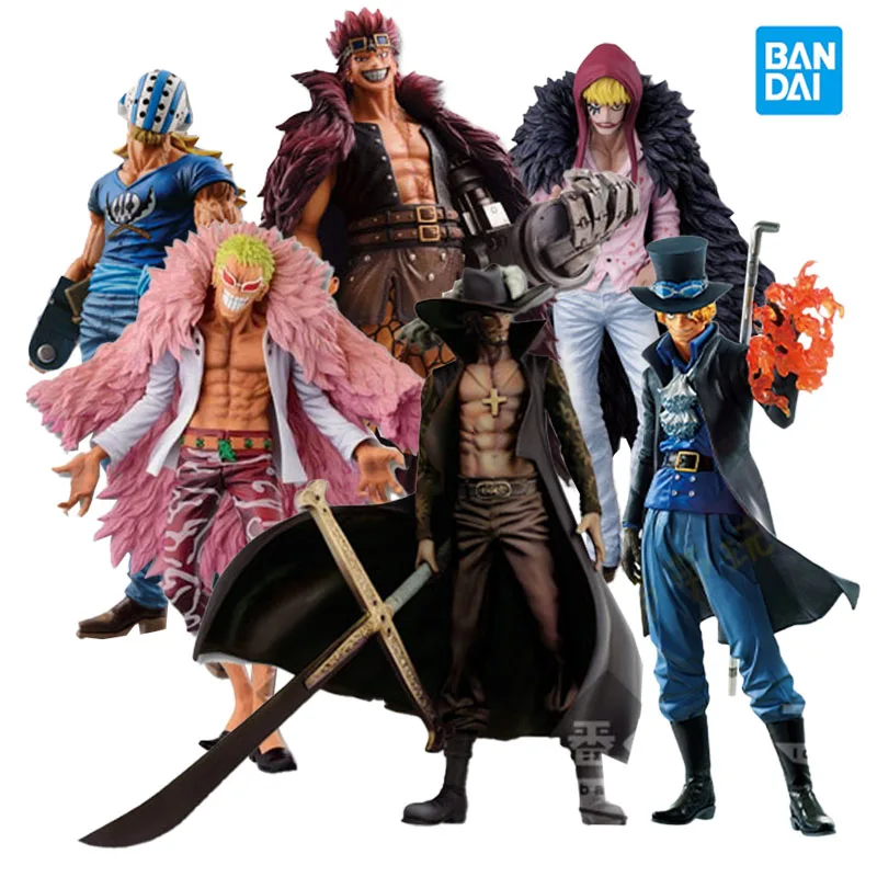 

Фигурки героев аниме Bandai лучший из Omnibus Banpresto One Piece Sabo Portgas.D.Ace Eustass Kid Dracule Mihawk, подарок