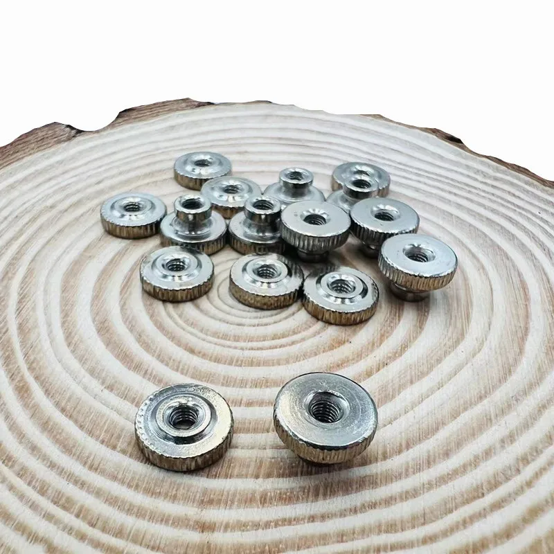 5 шт. стальная Регулировка выравнивания накатанная гайка без инструментов