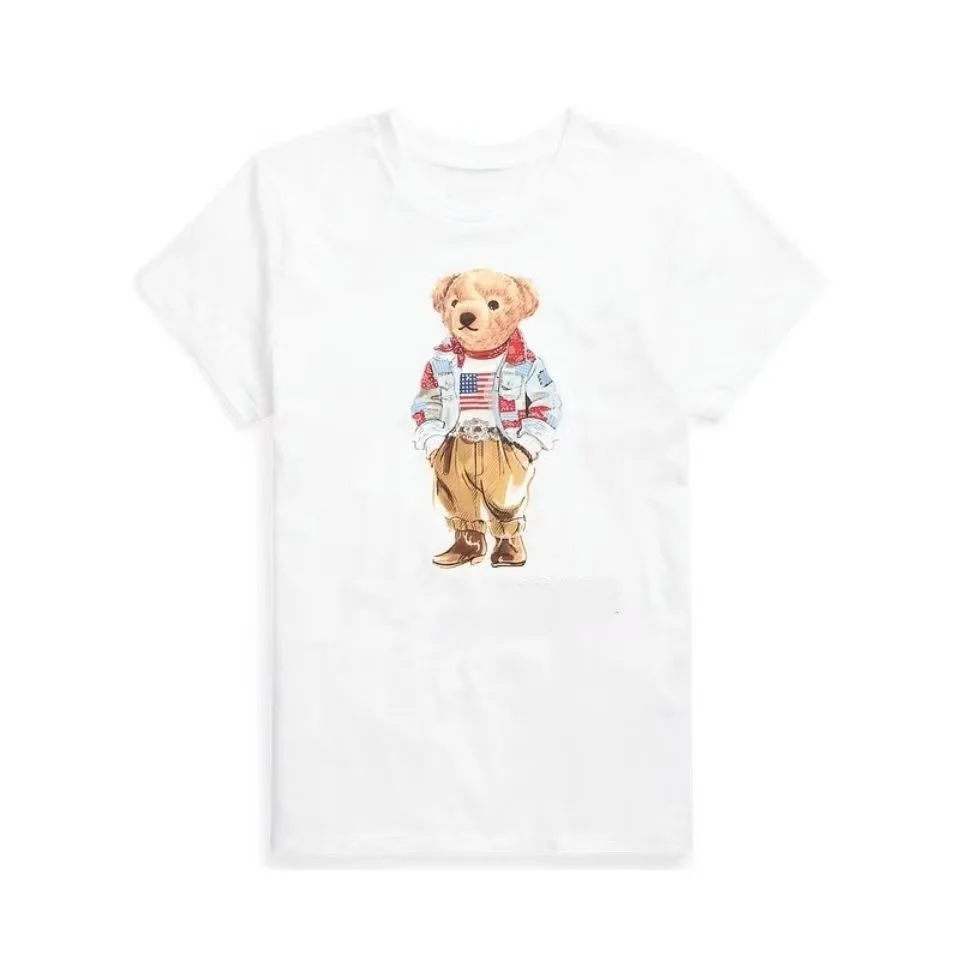 

Women's 100%Cotton Casual T-Shirt Femal Summer Round Casual Simple O-Neck Short Sleeve Ladies Flag Tees