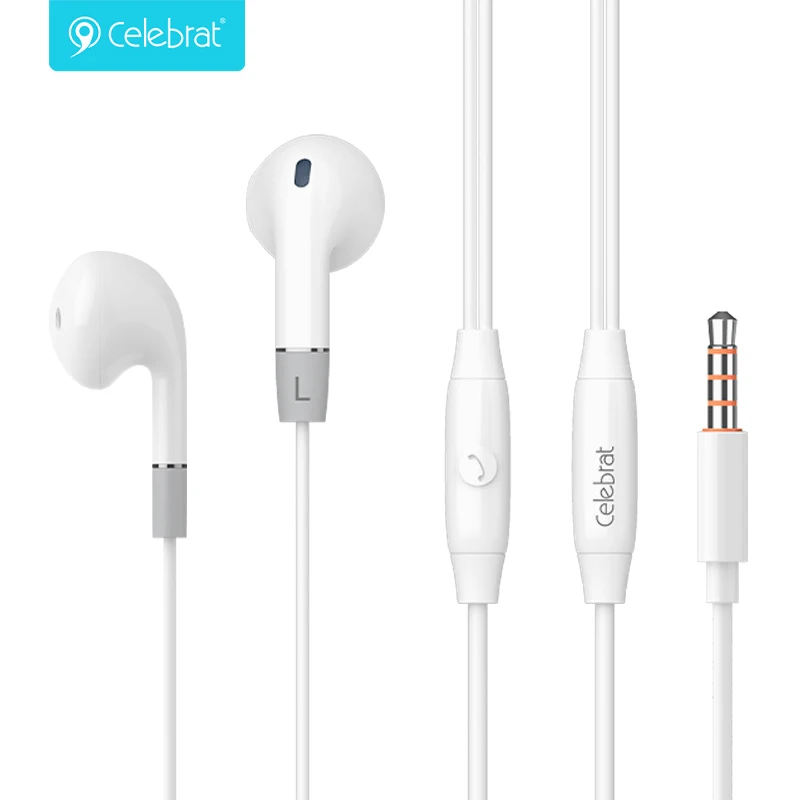 

3.5mm In-ear Wired Earbuds Bass Stereo Sports Earphone with Mcrophone Music Headset with Mic for Mobile PC IPhone Celebrat G8