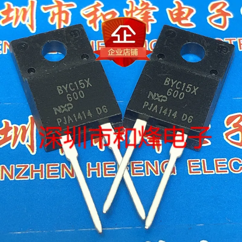 

Original 4PCS/ BYC15X-600 TO-220F-2 600V15A