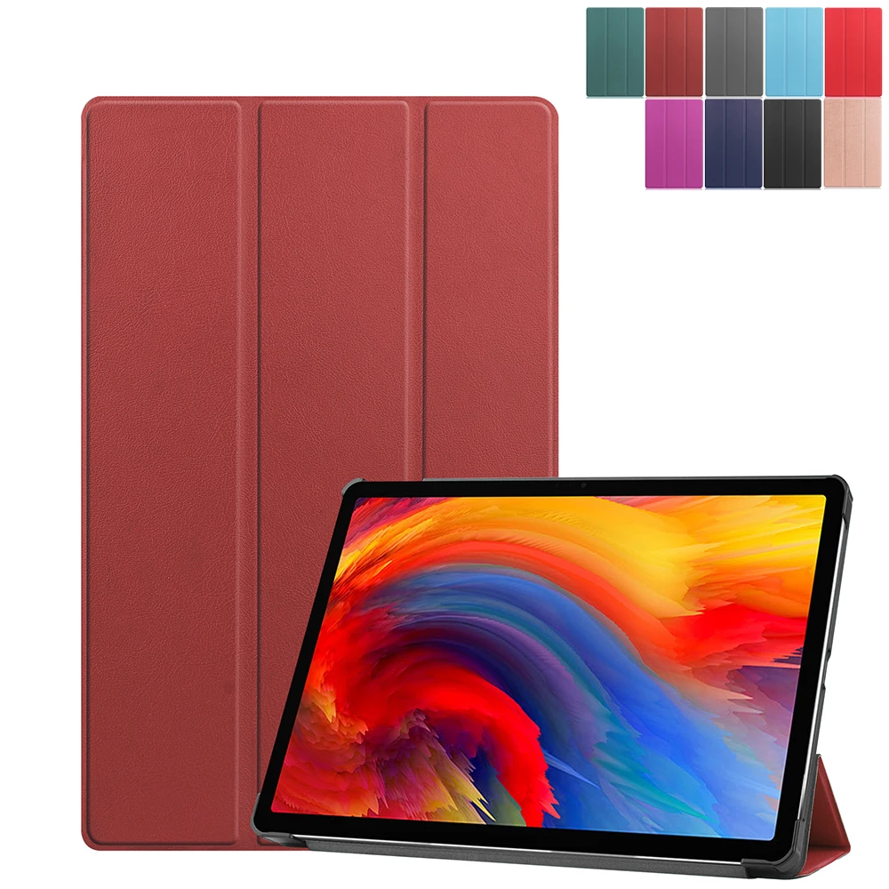 

for Lenovo Xiaoxin Pad Plus 11 Smart Cover 11inch Flip PU Leather Stand Case Tri-fold Tablet PC Shell Auto Wake