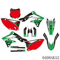 for kawasaki kxf450 kx450f kx 450f 2013 2014 2015 full graphics decals stickers motorcycle background custom number name