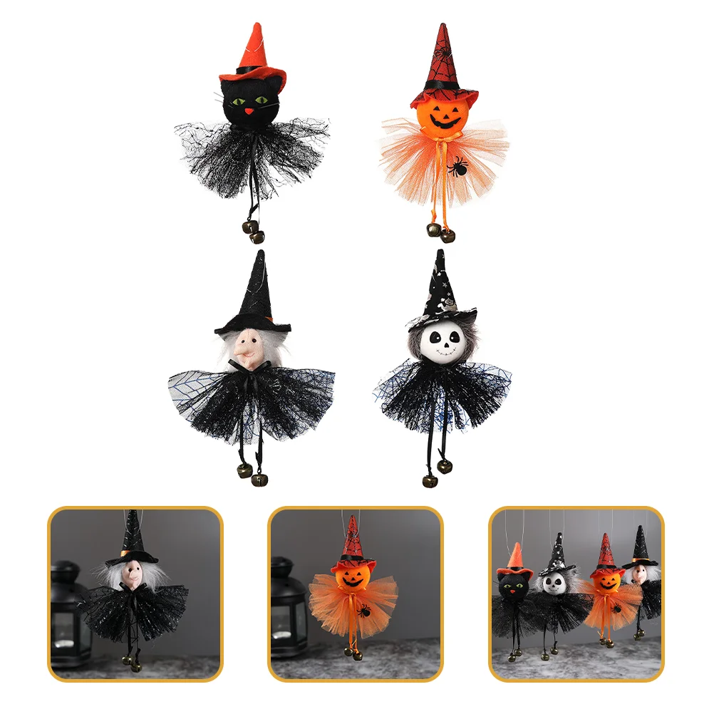 

Hanging Decorations Witch Ornaments Party Pendant Ghost Decorpumpkin Horror Windsock Outdoor Ornament Plush Treekids