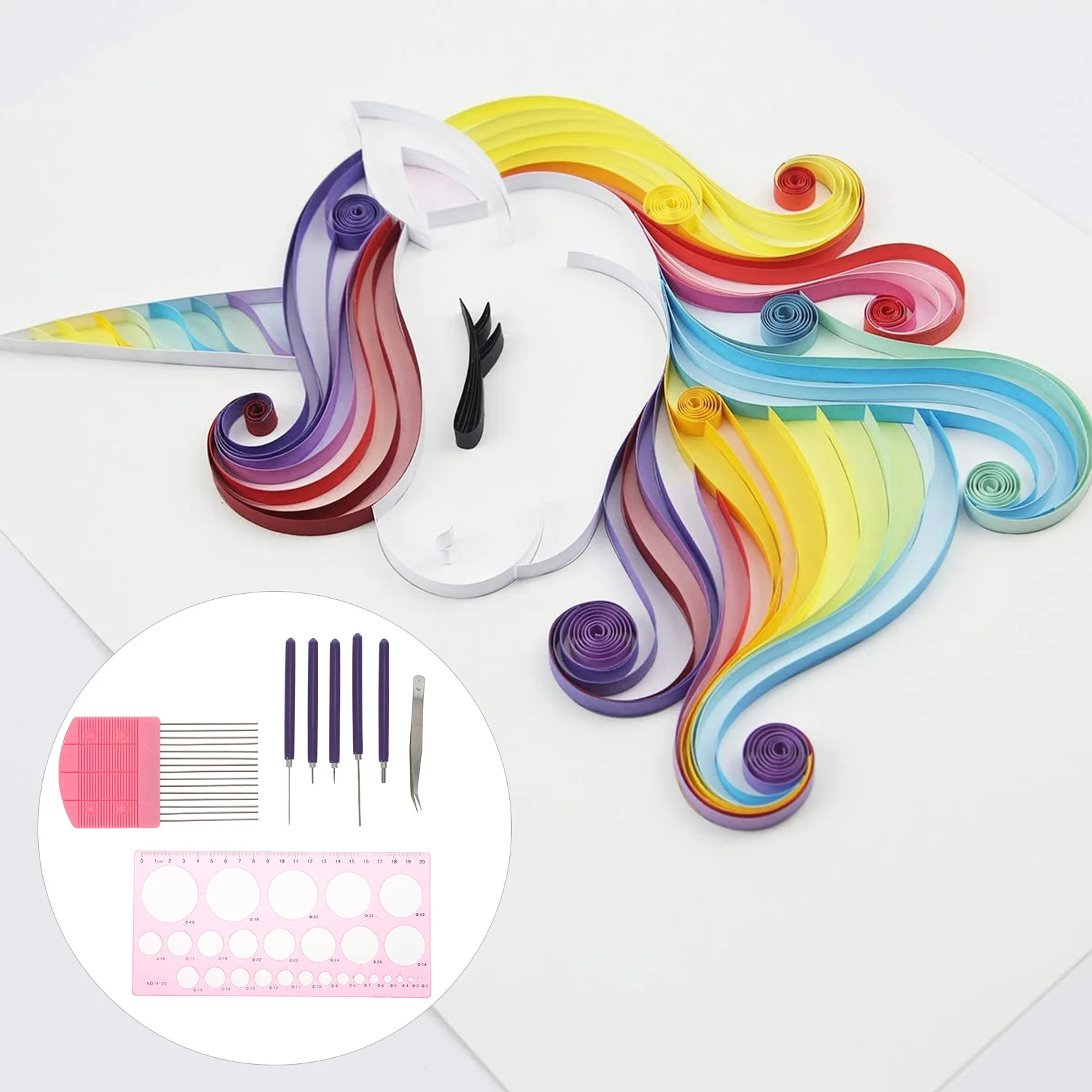 

Quilling Paper Pen Tool Set Diy Slotted Needle Rolling Ruler Tools Craft Curling Crafts Supplies Kits Home Design Drawing