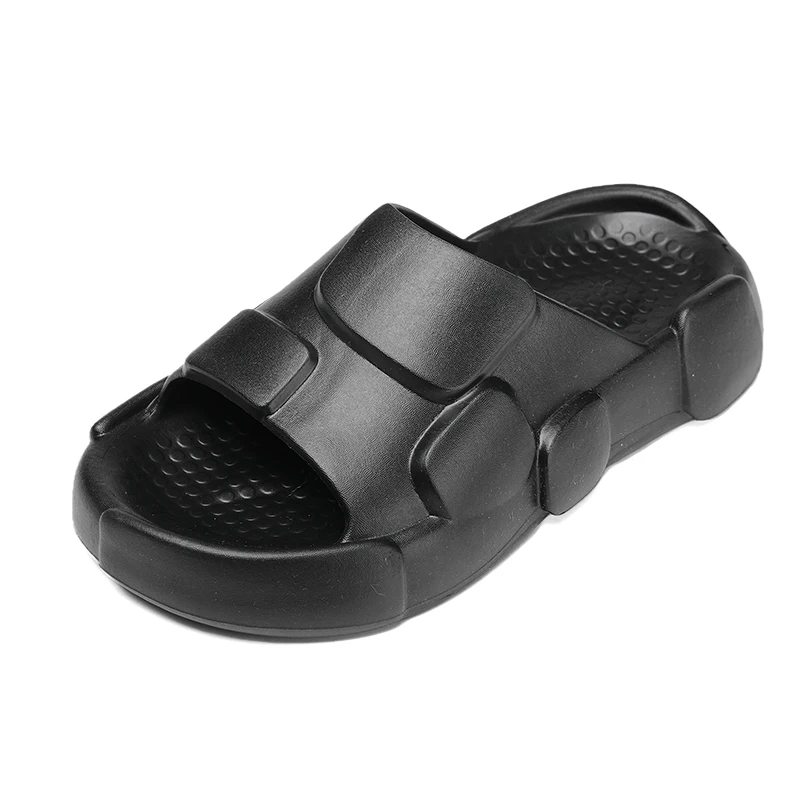 

New Arrival Men Slippers Summer Beach EVA Soft Solid Color Sandals Leisure Indoor Bathroom Anti-slip Slides