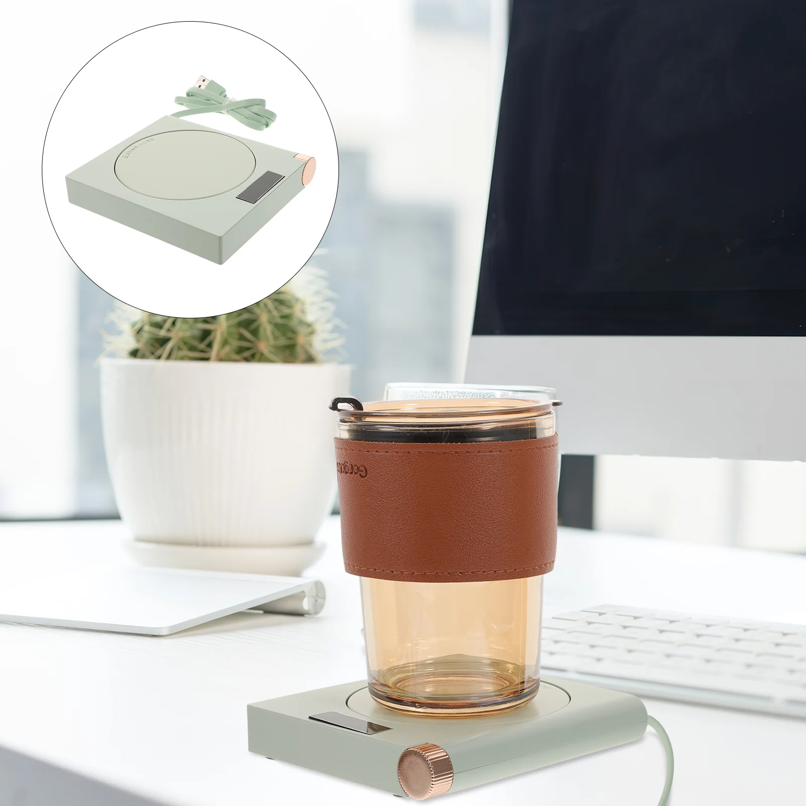 

Warmer Cup Usb Electric Coffee Heater Tea Mug Beverage Coaster Plate Drink Officewax Keeping Warm Pad Heating Teapot Mat Forself