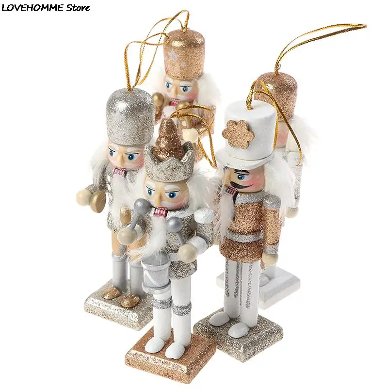 

Wooden Nutcracker Solider Figure Model Puppet Doll Handcraft For Children Gifts Christmas Home Office Decor Display 1pc 10/12cm