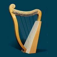 ethnic tools wood lyre harp 19 strings professional rare instrument unusual instruments musique professional musical instrument