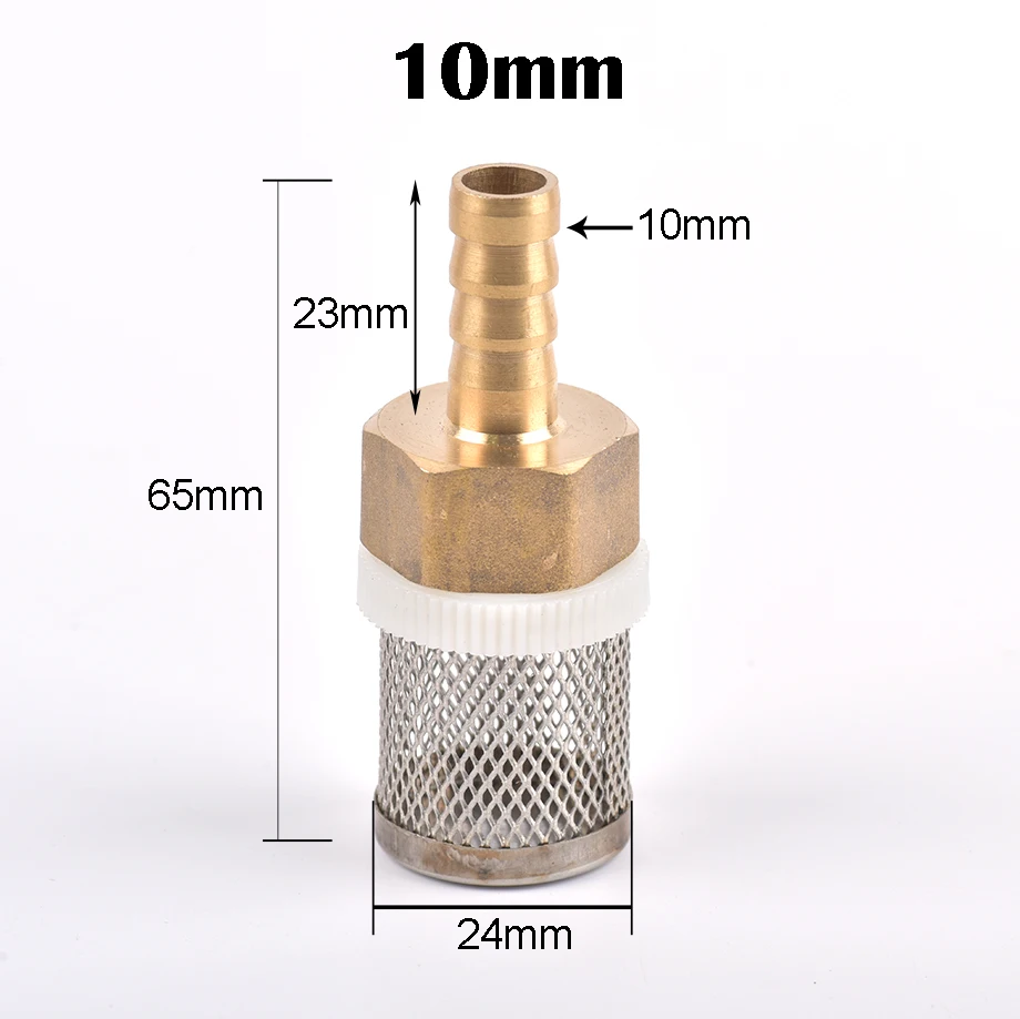 

Латунный сетчатый фильтр для шланга 8 шт.