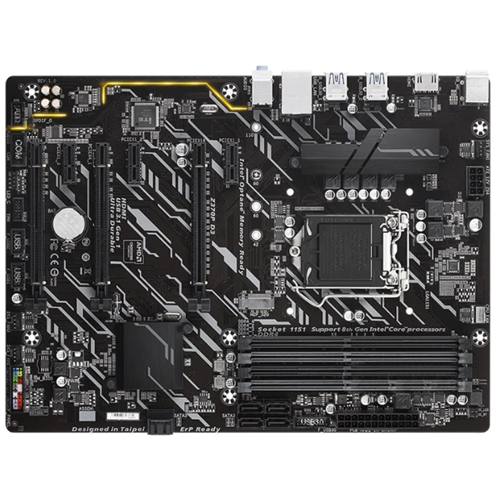 

Новинка для Gigabyte Z370P D3 Socket LGA 1151 DDR4 ATX материнская плата M.2 HDMI SATA III