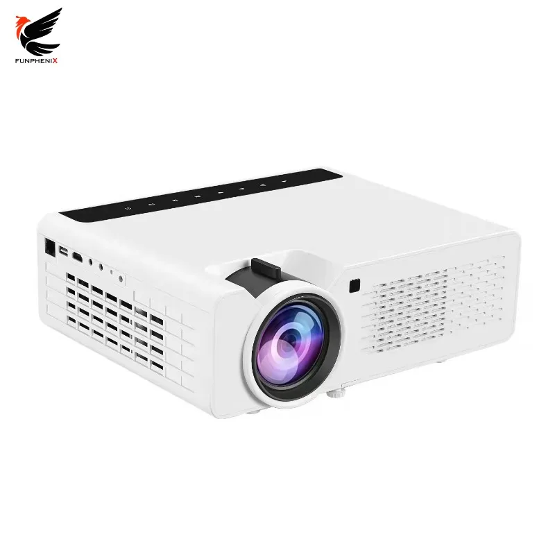 

[New Super High Brightness Funphenix 1080P Projector] Factory OEM ODM Direct Full HD LED LCD Portable 4K Android Home Projector
