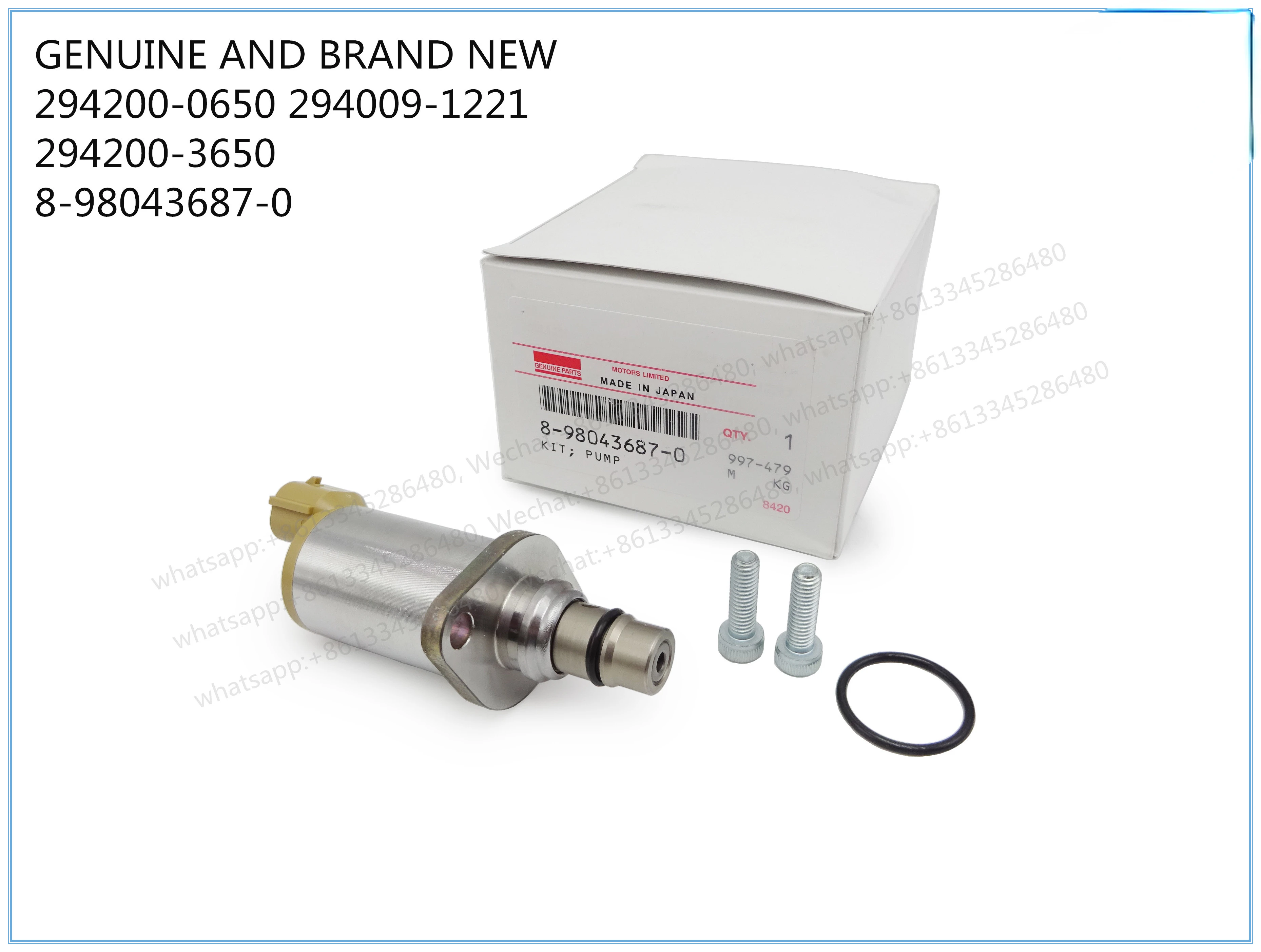 

Для ECHTE UND MARKE NEUE DIESEL KRAFTSTOFF PUMPE SAUG CONTROL VENTIL SCV 294200-0650 294009-1221 294200-3650 8-98043687-0