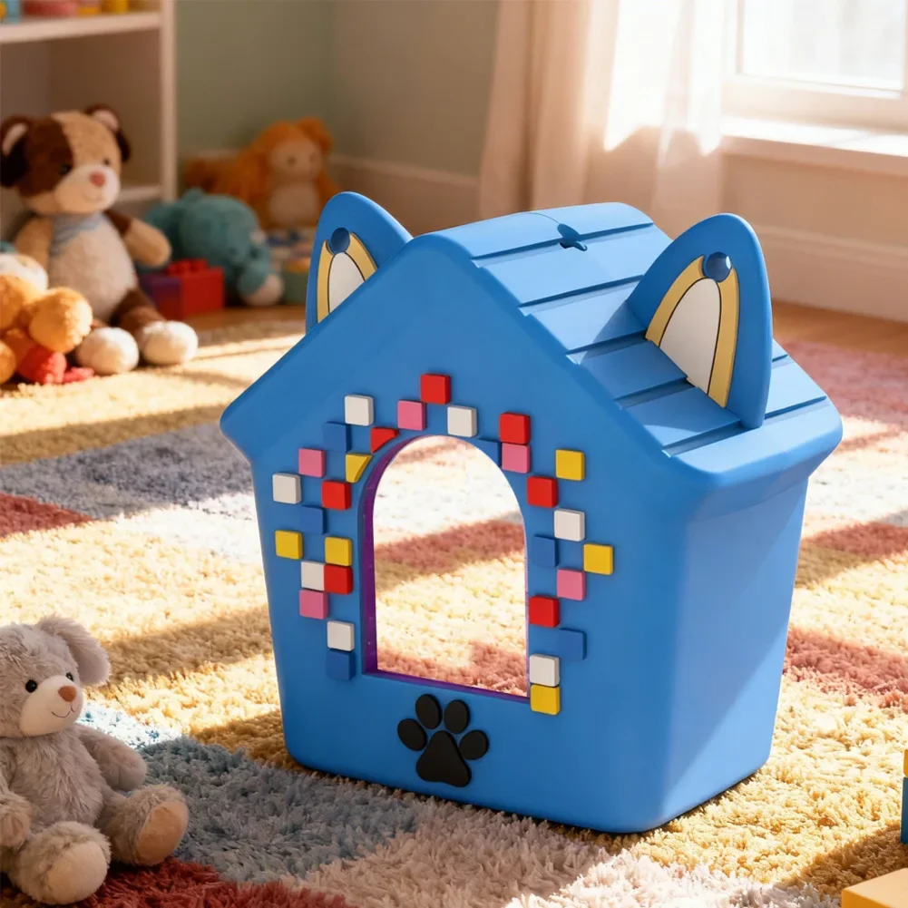Фото Силиконовый чехол для Bitzee Doghouse, 1 шт., легкий, удобный, с ремешком, противоударный, пылезащитный, запасные части для игровых устройств №2