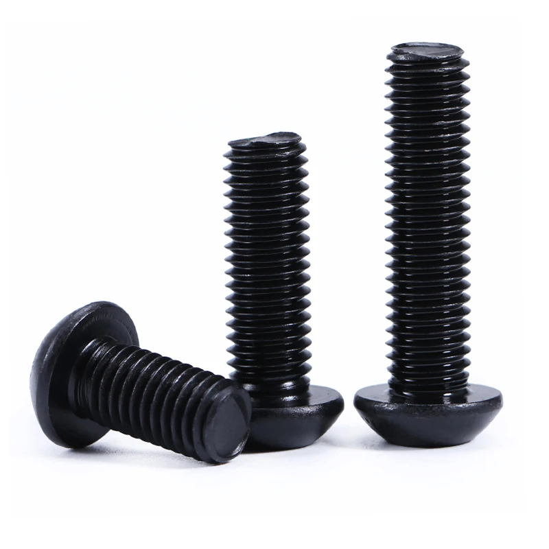 GB2672 M3 M4 M5 M6 M8 M10 Черная сталь Cabon 10,9 Класс Torx Винт безопасности машины Torx Болт с круглой головкой