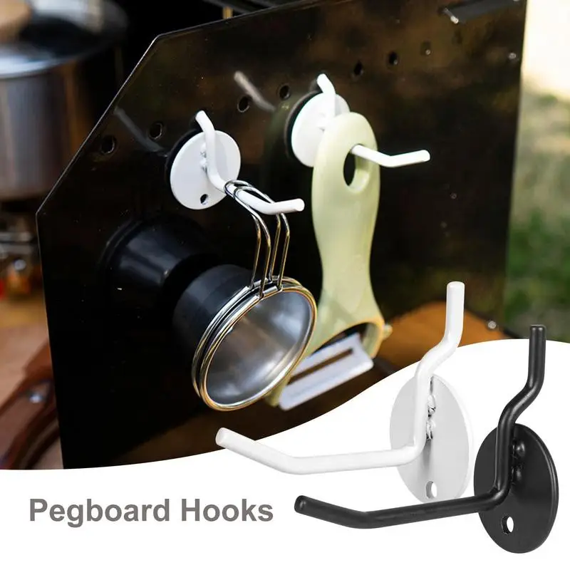 

Pegboard Hooks Kit 2 Pieces Pegboard L Hooks Assortment Ideal Display Hooks For Hangings Jewelry Necklaces Keys Small Tools Will